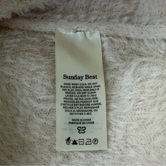 Aritzia Sunday Best Fuzzy Reese Cardigan - Picture 7 of 8